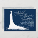 Search for navy bridal shower invitations Elegant
