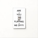 Search for funny light switch covers Black