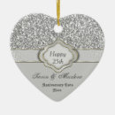 Search for anniversary ornaments Silver