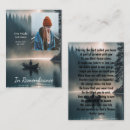 Search for memorial business cards Funeral