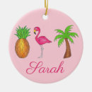 Search for flamingo ornaments Vacation