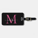 Search for hot pink luggage tags Black