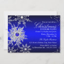 Search for royal blue christmas invitations Snowflake