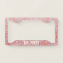 Search for girls license plate frames Feminine