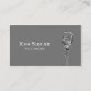 Search for voice teacher business cards Elegant