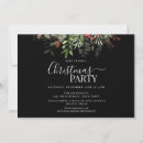 Search for red black christmas invitations Watercolor