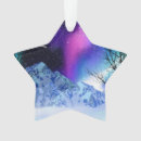 Search for aurora borealis ornaments Mountains