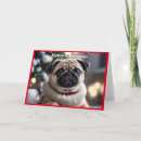 Search for pug christmas cards Season