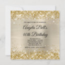 Search for beige and gold birthday invitations Luxury