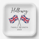 Search for england flag paper plates Red white blue