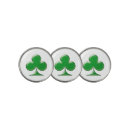 Search for shamrock golf ball markers Ireland