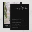 Search for we still do invitations Black and white