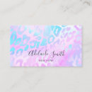 Search for leopard business cards Purple