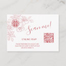 Search for chinese rsvp cards Floral