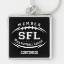 Search for football keychains White