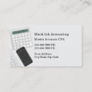 Search for bookkeeping business cards Modern