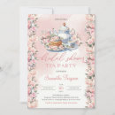 Search for tea invitations High tea garden blooms