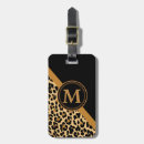 Search for leopard luggage tags Initial