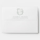 Search for monogram envelopes Sage green