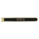 Search for mens tie bars Black and gold