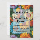 Search for orange blue save the dates Vintage
