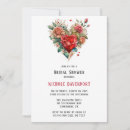 Search for valentines day bridal shower invitations Red