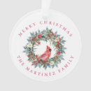 Search for cardinal ornaments Elegant