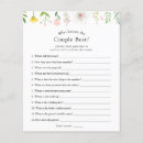 Search for who knows the couple best Bridal shower