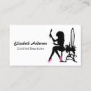 Search for salon owner business cards Cosmetologist