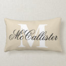 Search for family pillows Monogrammed