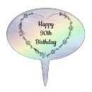 Search for 90th birthday cake toppers Ninety