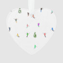 Search for cross country skiing ornaments Winter
