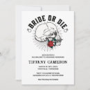 Search for gothic bachelorette party invitations Skull