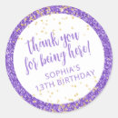 Search for 13th birthday stickers Glitter