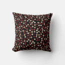 Search for burgundy and tan pillows Red