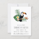 Search for toucan birthday invitations Modern