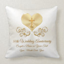 Search for anniversary pillows Gold