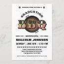 Search for adult graduation invitations Vintage