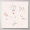 Search for hot air balloon nursery posters Pink
