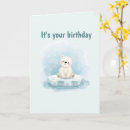 Search for polar bear birthday cards Happy