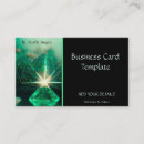 Search for rocks and minerals business cards Healing crystals