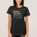 Search for the man myth legend womens tshirts Father's