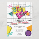 Search for 80s party invitations Colorful