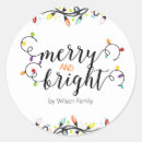 Search for merry and bright stickers Cheerful