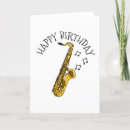 Search for saxophone birthday cards Musician