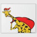 Search for giraffe christmas wrapping paper Funny