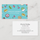Search for dessert business cards Baked goods