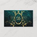 Search for dark green and gold business cards Luxury