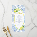 Search for lemon menus Bridal shower