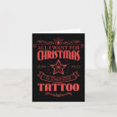 Search for tattoo christmas cards Xmas